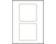 2 transparente Etiketten 118x118mm f�r Metallboxen (CD-Boxen Metall)