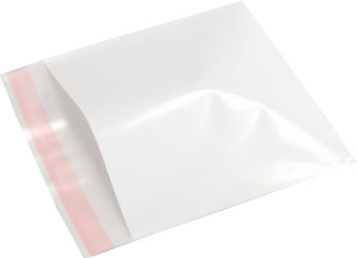 CD-Versandtasche weiss perlmutt (Versandverpackung)