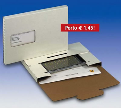 CD-Versandbox A5 mit Fenster (Versandverpackung-DVD)