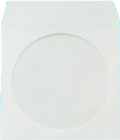 CD-Papierh�llen mit Fenster - weiss (CD-Papierhuellen)