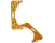 Abheft-Clip f�r 98039 - orange (Kickout Cases)