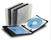 CD/DVD-Universalbox PP5 schwarz leer (Archivierungsboxen)
