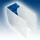 CD/DVD-Book transparent/blau f�r Hebelboxen (Archivierungsboxen)