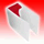 CD/DVD-Book transparent/rot f�r Hebelboxen (Archivierungsboxen)
