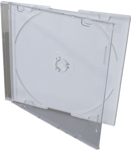 CD-Slimcase - weiss (CD-Huellen farbig)