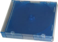 CD-Slimcase - blau (CD-Huellen farbig)