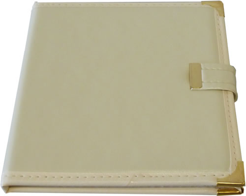 CD Luxus Box - creme (CD-Huellen farbig)