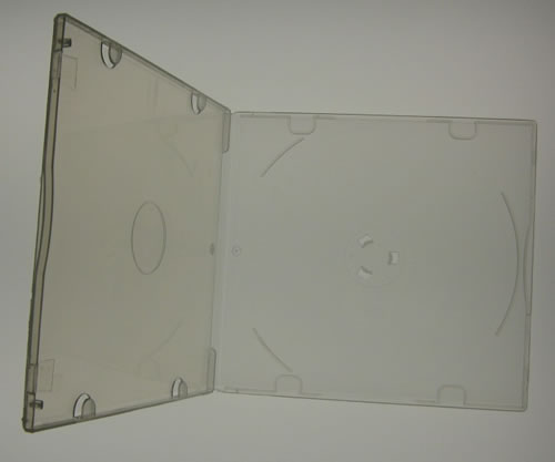 CD-Slim-H�llen - PP-Material - transparent frosted (CD-Huellen Slim)