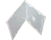 CD-Slim-H�llen - PP-Material - transparent frosted (CD-Huellen Slim)
