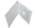 CD-Slimcase - transparent frosted (CD-Huellen Slim)
