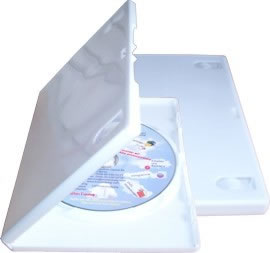 DVD-H�llen - gl�nzend weiss (DVD-Huellen)