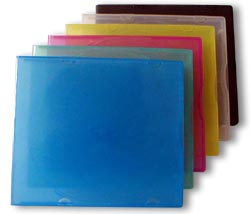 Farbige CD-und DVD-Boxen